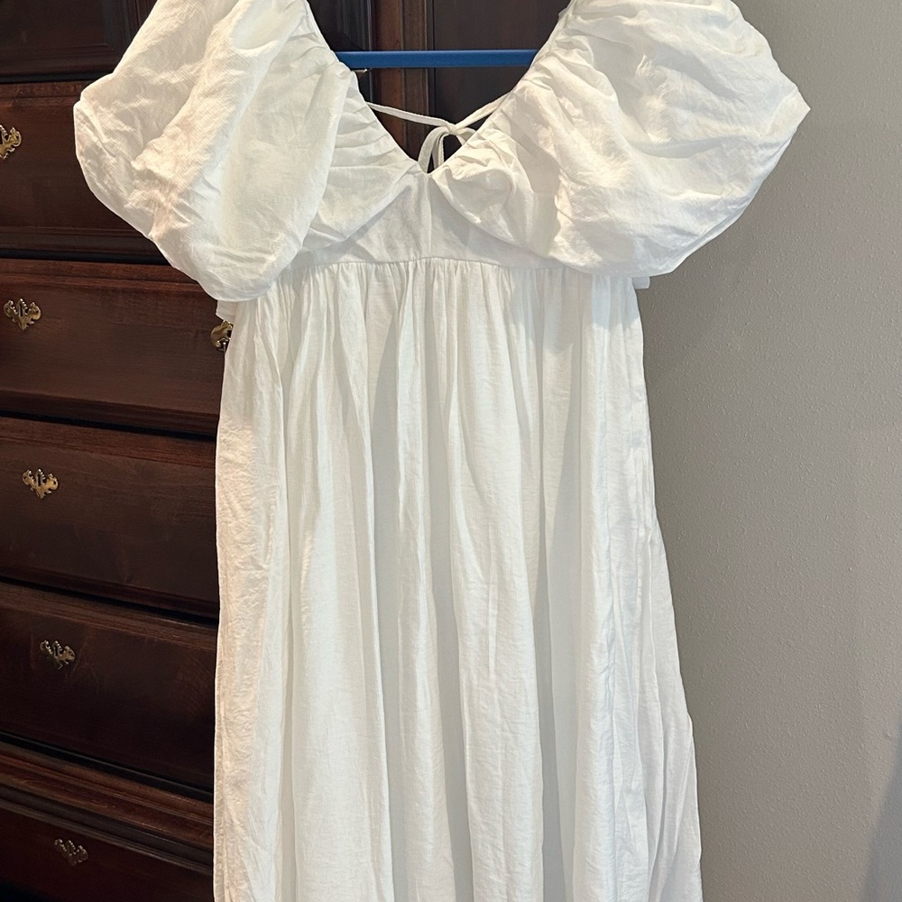 Tuckernuck Moon River White Midi Dress EUC XS